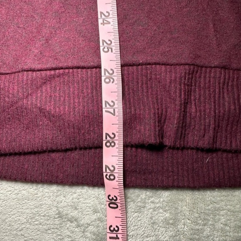 Lucky Brand Sweater Women Sz S Purple V-Neck Lightweight Casual Academia Preppy - Picture 6 of 10
